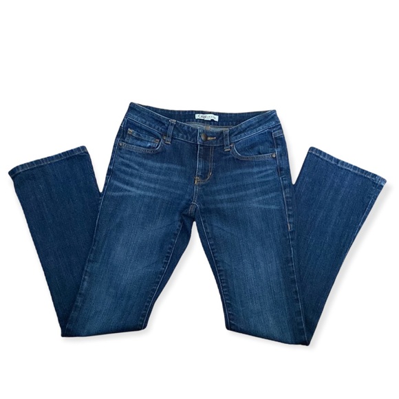 CAbi Bootcut Low Rise Dark Wash Denim Jeans - Picture 3 of 9